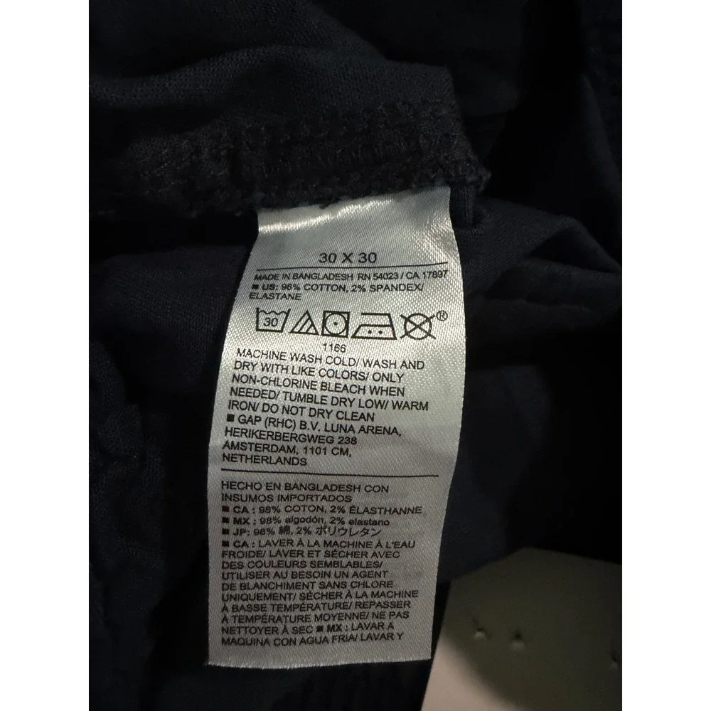 Banana Republic Athletic-Fit Summerweight Chino True Navy Blue 30x30